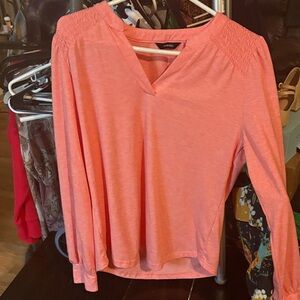 Apt. 9 Women's Coral Long Sleeve Top